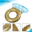 16 inch Ring Diameter Inflatable Diamond Floating Row Swimming Ring Adult Recliner Ring Inflatable Floating Bed Water Sport Engagement ring inflatable.