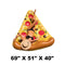 INFLATABLE 70" LARGE OUTDOOR PIZZA SWIMMING POOL FLOAT LOUNGE