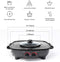 Kapas Multifunctional Electric Hot pot with Square Smokeless BBQ grill, Electric Baking Tray is Convenient and Stylish-One-Piece shabu-shabu