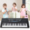 Hillo 54 Key Portable Multi-Function Electronic Keyboard With LCD Screen & Microphone