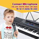 Hillo 54 Key Portable Multi-Function Electronic Keyboard With LCD Screen & Microphone