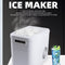 Kapas Portable Ice Maker(2.2L) 26 lbs/24H , 9 Ice cubes ready in 8 Mins, with Ice Scoop & Basket, Perfect for Home/Kitchen/Office/Bar With Push-Touch Button Digital Display