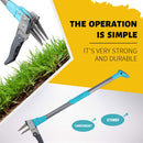 SUNORGREEN Stand Up Weeder 40 Inch, Garden Weed Puller & Weeding Root Puller with Stainless Steel 3-Claw Head & High Strength Foot Pedal