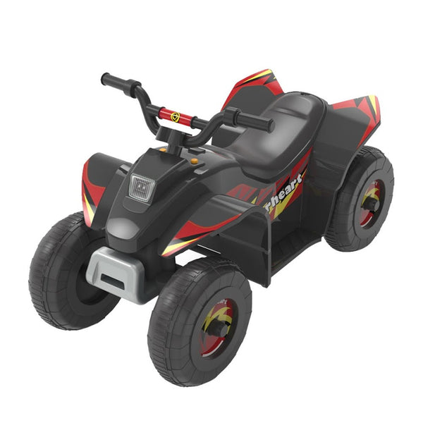 HOVERHEART 6V Kids Electric Ride On Mini ATV Quad Bike 4 Wheeler Toy Car(Black)