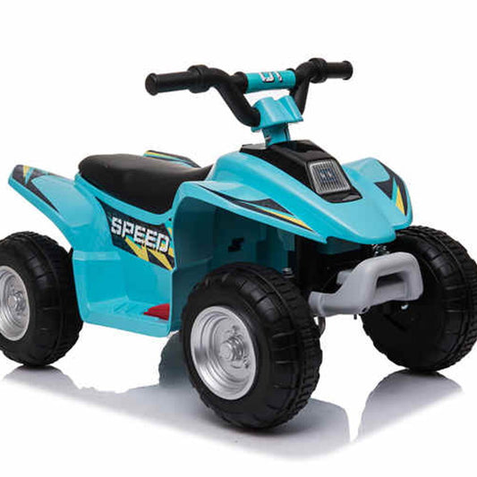 HOVERHEART 6V Kids Electric Ride On Mini ATV Quad Bike 4 Wheeler Toy Car (Blue)