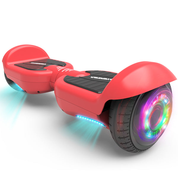 6.5" LED Flash Wheel Hoverboard with Bluetooth Speaker | Red