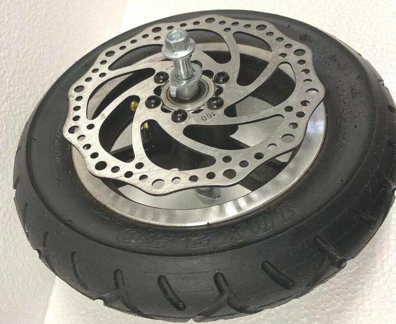 Aluminum front Wheel and Ruber tire only for SKRT 350W E-scooter front wheel