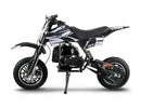 49CC 2-Stroke Kids Off-Road Dirt Bike Gas Powered Motorcycle(Oil Mix Required) Black