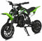 49CC 2-Stroke Kids Off-Road Dirt Bike Gas Powered Motorcycle(Oil Mix Required) Green